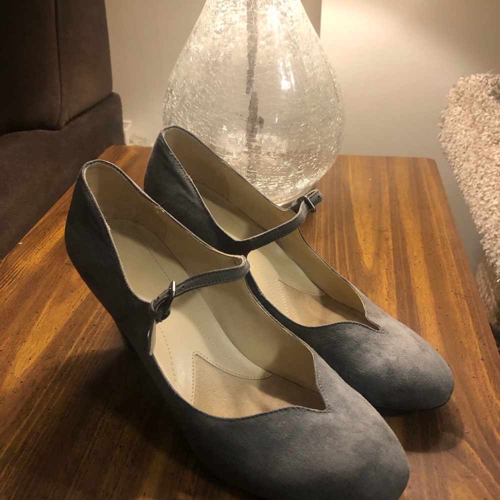 Women's Grey Mary Jane Shoes